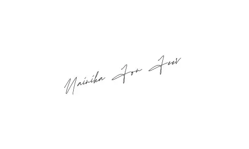 Nainika Jon Jeev name signature